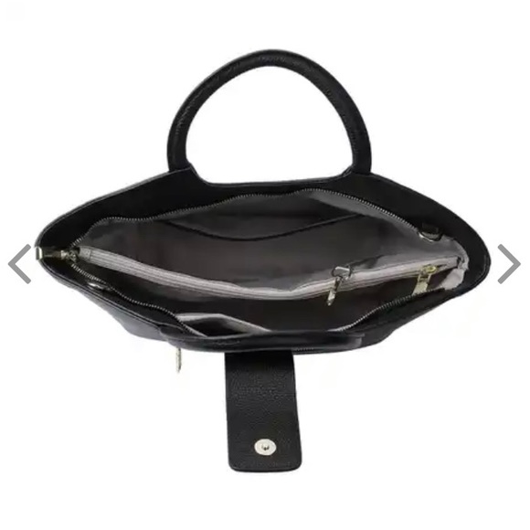 Genuine Leather Snake print Handbag - Picture 3 of 8